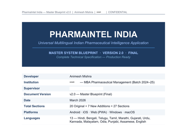 PharmaIntel India case-study cover